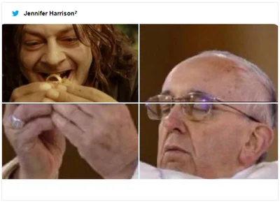 Забавная фотка с Папой Римским стала мемом, который доводит до истерики - фото 494508