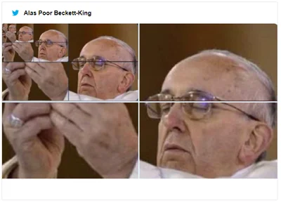 Забавная фотка с Папой Римским стала мемом, который доводит до истерики - фото 494511