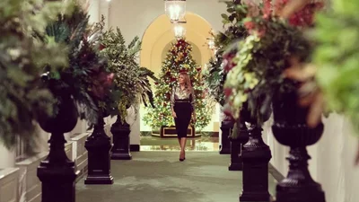 Рождество в Белом доме: последний сказочный декор Мелании Трамп в статусе первой леди США