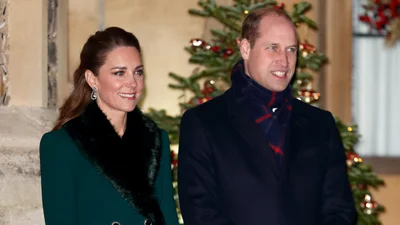 Вся королевская семья воссоединилась перед Рождеством в Виндзорском замке