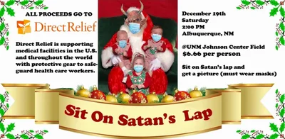 Вот это прикол: в одном из штатов США детей будет развлекать не Санта, а Сатана - фото 500265