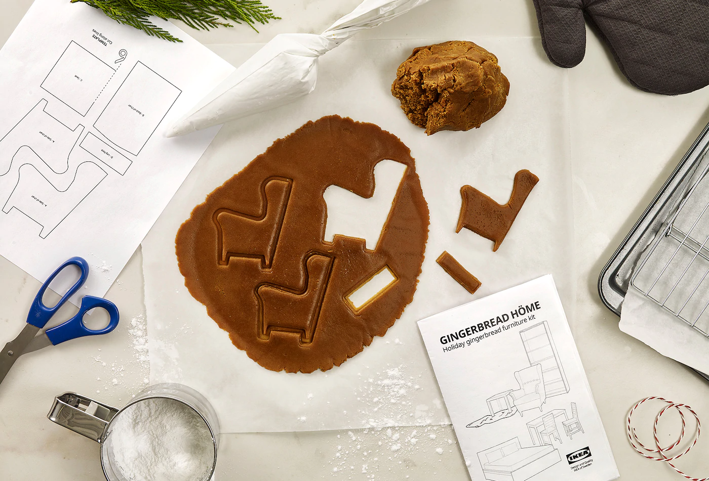 IKEA создала набор пряников, из которого можно сделать и рождественский дом, и мебель - 500621 IKEA создала набор пряников, из которого можно сделать и рождественский дом, и мебель - фото 500621