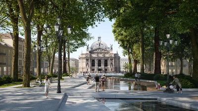 Архитекторы предложили эффектный проект для восстановления реки в центре Львова