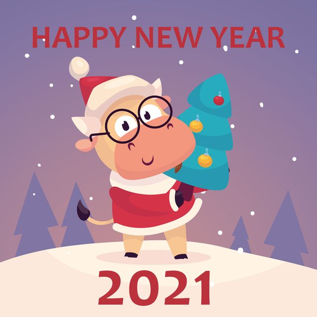 Картинки с Новым годом 2021: новогодние открытки для поздравлений - фото 502029