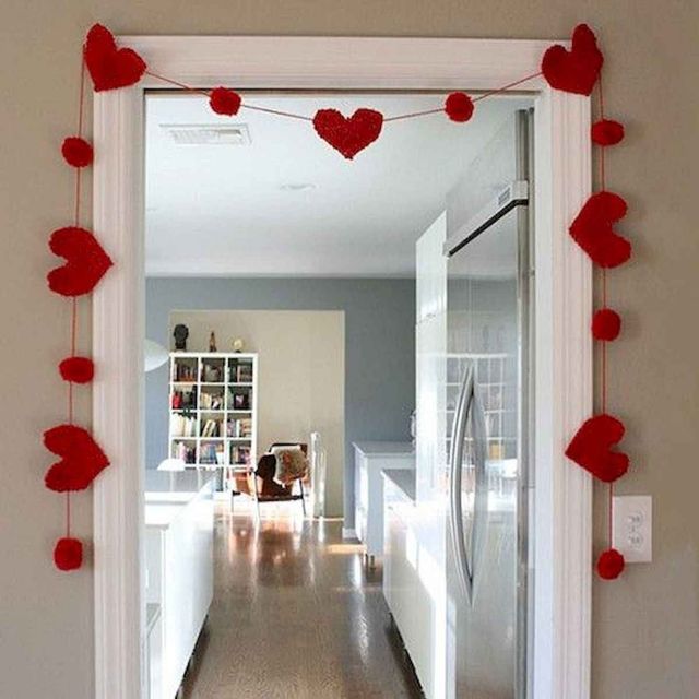 Как романтично украсить комнату на День Валентина - атмосферные идеи - фото 505824