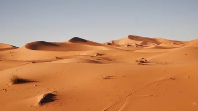 Астронавт показал, как выглядит песчаная буря из космоса