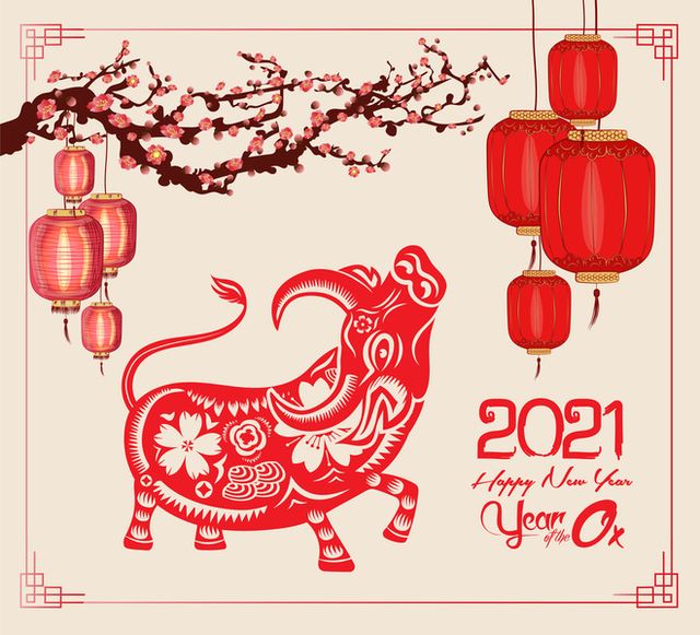 С Китайским Новым годом 2021 - картинки и стихи к празднику - фото 506154