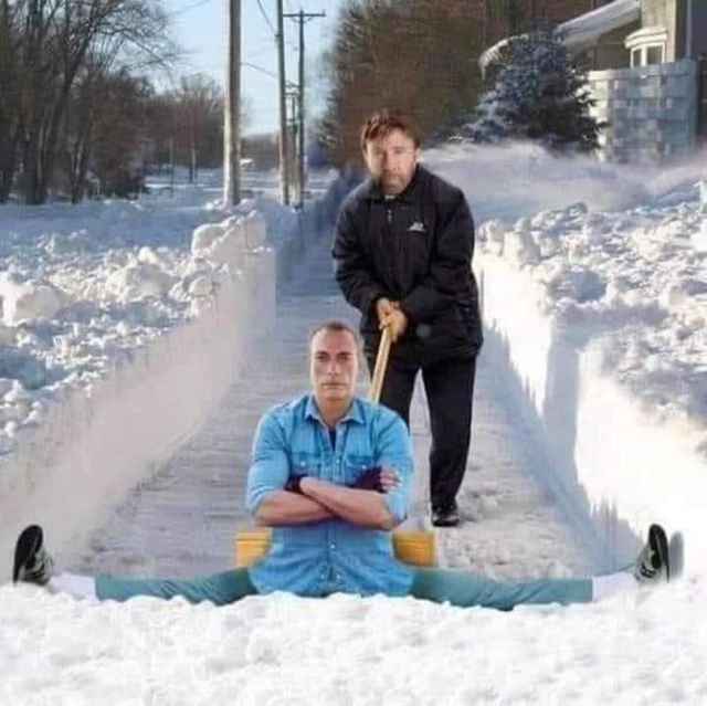 Прикольные мемы о снежной зиме 2021, в которых ты узнаешь себя - фото 506172