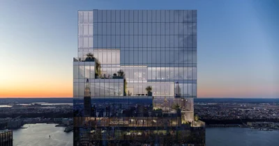 У Нью-Йорку збудували останній поверх 300-метрового хмарочоса, і він наче оптична ілюзія - фото 507000