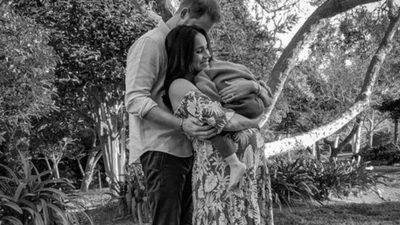 Новые фото беременной Меган Маркл с ее сыном Арчи и принцем Гарри