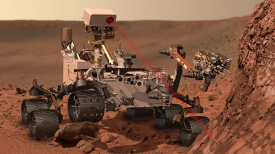 Ровер Curiosity поделился зрелищным фото Марса