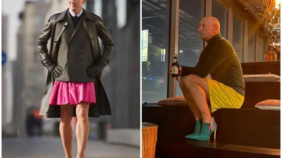 60-річний мужчина полюбляє підбори і міні, і носить їх стильніше, ніж деякі дівчата
