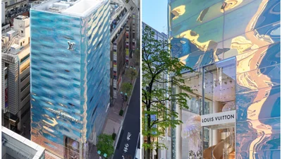 Louis Vuitton відкрив бутик в Токіо - фантастична будівля наче створена з води