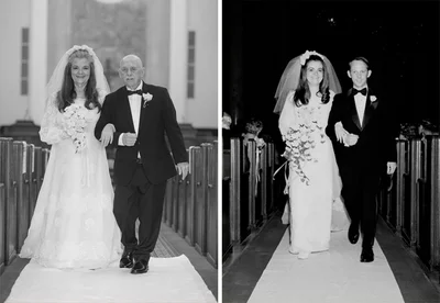 Супруги воссоздали свой свадебный фотосет через 50 лет, и эти кадры наполнены любовью - фото 510232