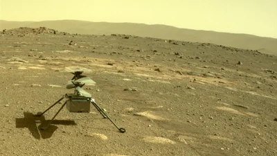 Марсіанський вертоліт Ingenuity надіслав на Землю перше кольорове фото