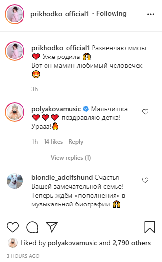 Анастасія Приходько вперше показала новонародженого малюка, а Полякова розсекретила стать - фото 511835