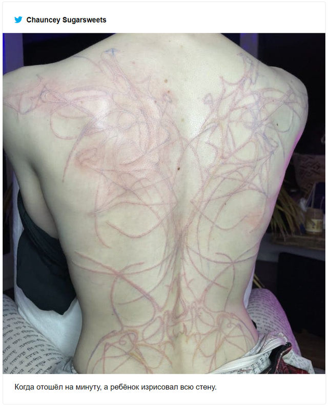 Девушка Илона Маска сделала татуировку, фото с которой быстро стало мемом - фото 512110