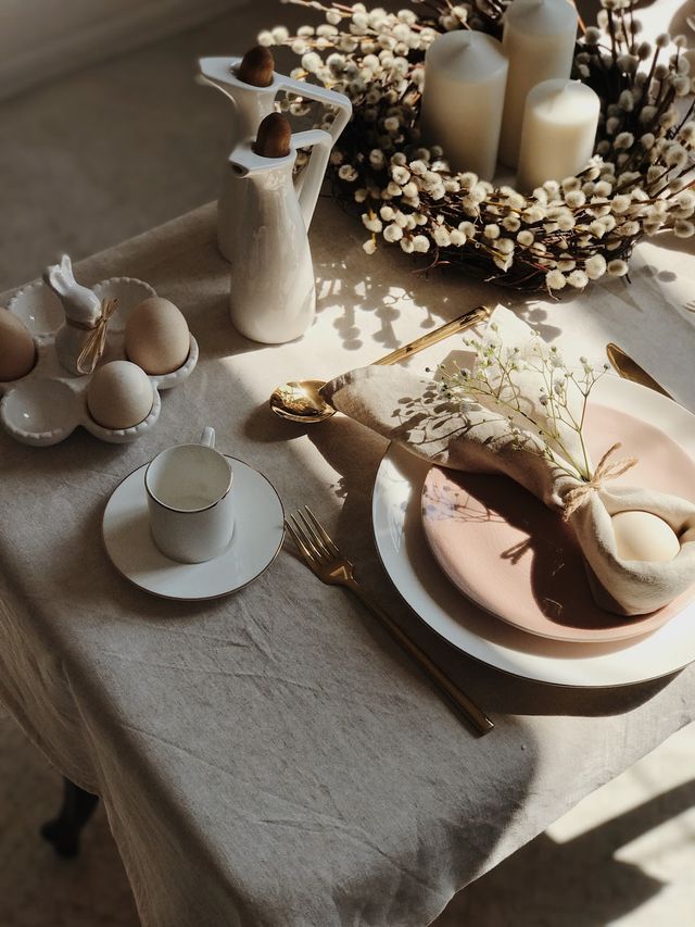 Как украсить стол на Пасху - идеи стильного пасхального декора - фото 513026