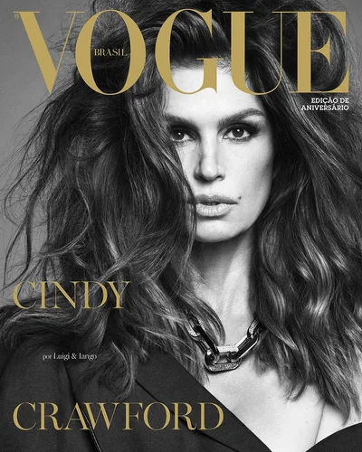 Истинная супермодель: потрясающая и откровенная Синди Кроуфорд в фотосете для Vogue - фото 514420