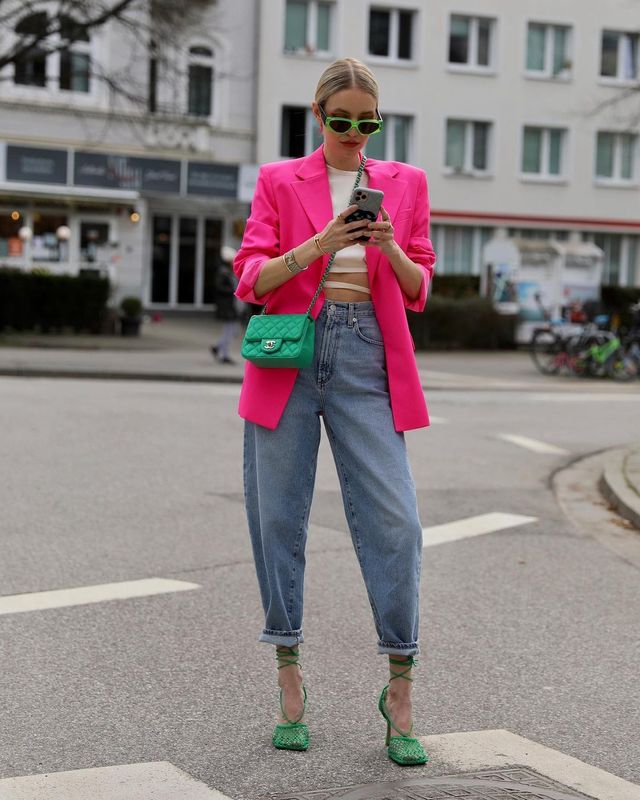 Розовый и зеленый - самое модное цветовое сочетание лета, доводят звезды Instagram - фото 514662