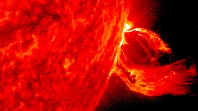 Ученым удалось получить первое видео выброса корональной массы Солнца