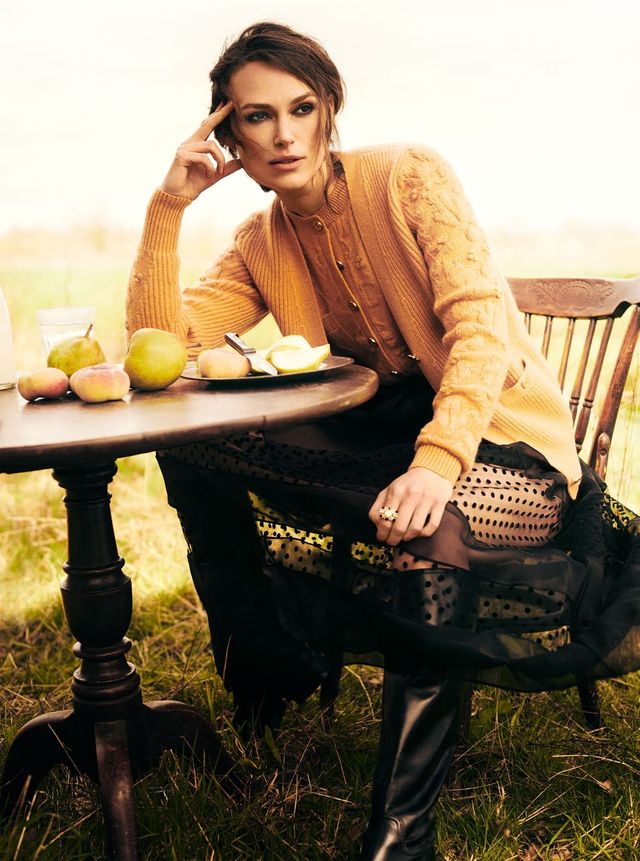 Елегантна Кіра Найтлі прикрасила обкладинку модного журналу - фото 516874