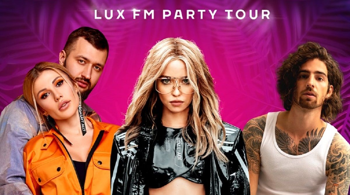LuxFMPartyTour: TamerlanAlena, DOROFEEVA і DANTES запалять у Дніпрі - Люкс  FM