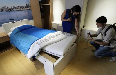 Для участников Олимпийских игр в Токио создали кровать, что не позволит заняться сексом - фото 519676