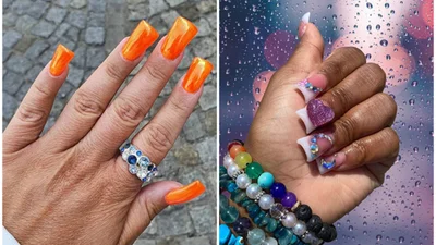 Duck nails або нігті кльош - новий божевільний вид манікюру з TikTok