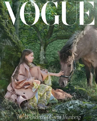 18-річна Грета Тунберг знялася для модного глянцю Vogue - фото 521085
