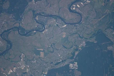 Олимпийский, Борисполь и Киевское море: NASA сняло роскошные виды Киева из космоса - фото 521444