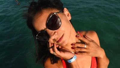 Ілона Гвоздьова повторила на яхті ефектний кадр Олі Полякової