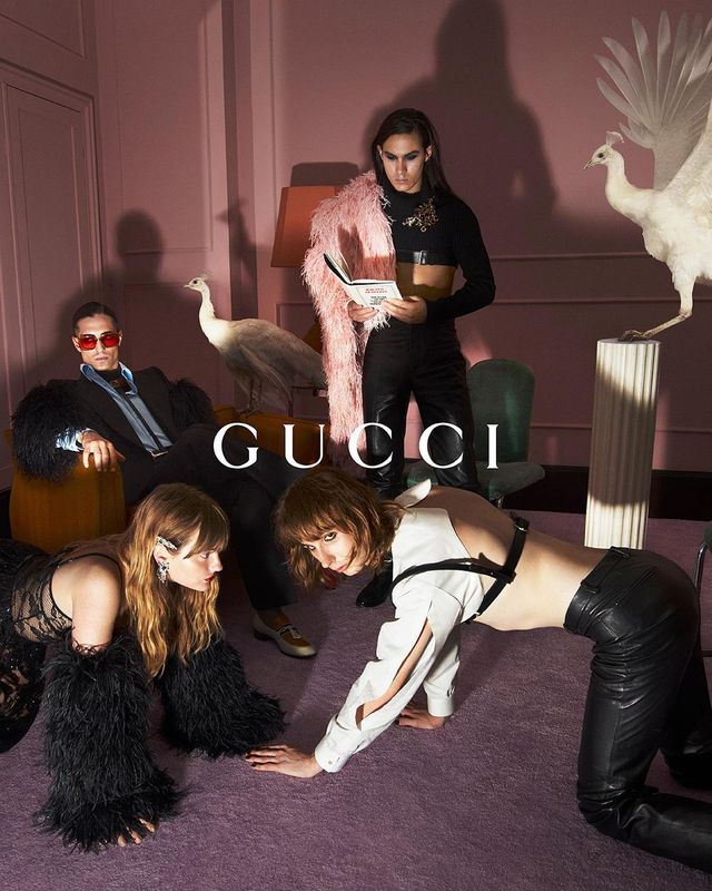 Идеально: эпатажная группа Måneskin снялась для рекламы Gucci - фото 523995
