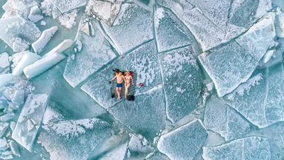 Лучшие и зрелищные фото, сделанные дронами в 2021 году