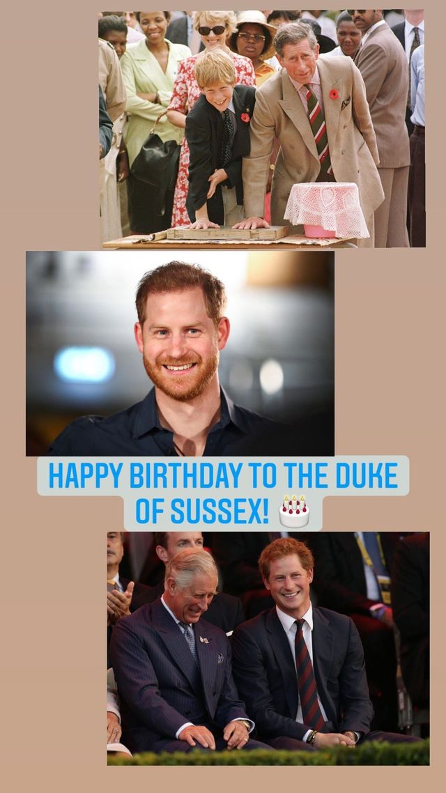 Королевская семья поздравила принца Гарри с днем рождения - фото 524454