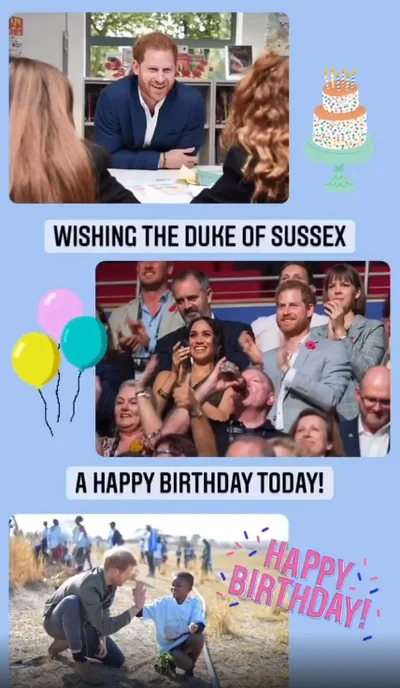 Королевская семья поздравила принца Гарри с днем рождения - фото 524455