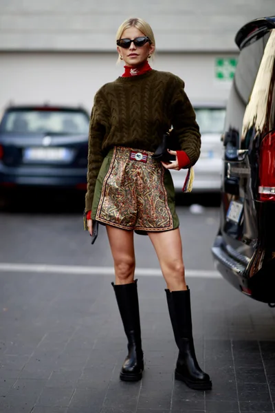 Осеннее вдохновение: уличный стиль на Неделе моды в Милане - фото 525508