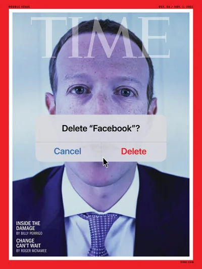 Журнал Time постібався над Цукербергом через збій Facebook - фото 526610