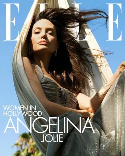 Красавица Анджелина Джоли снялась в игривой фотосессии для ELLE - фото 527113