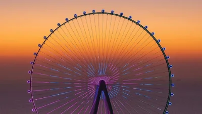 Вид захватывает: в Дубае открыли самое большое в мире колесо обозрения