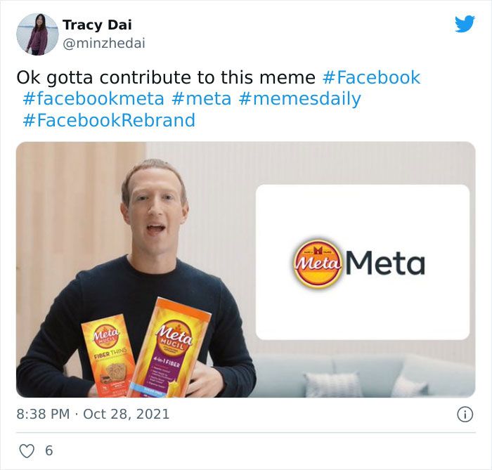 Люди в сети заняты публикацией мемов и шуток о переименовании Facebook - 528346 Люди в сети заняты публикацией мемов и шуток о переименовании Facebook - фото 528346