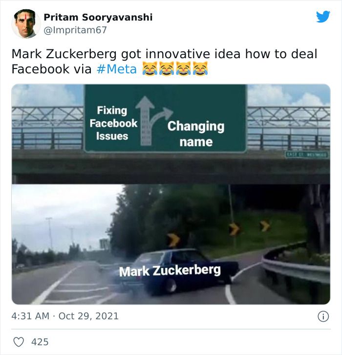 Люди в сети заняты публикацией мемов и шуток о переименовании Facebook - 528352 Люди в сети заняты публикацией мемов и шуток о переименовании Facebook - фото 528352