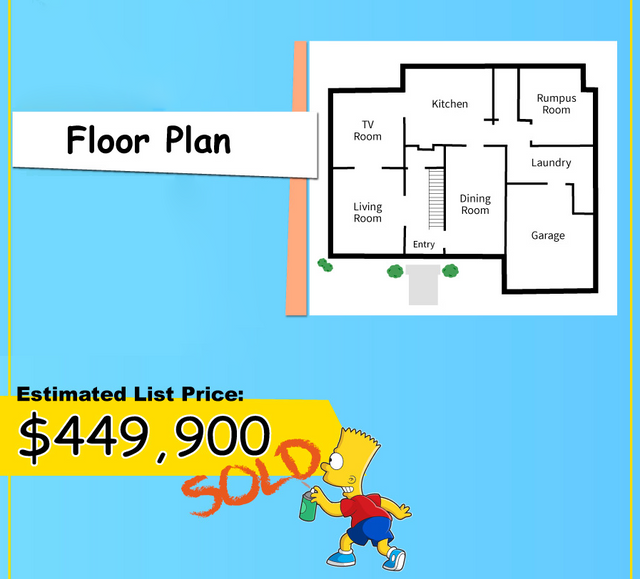 Подсчитали, сколько стоит дом героев сериала 'Симпсоны' - фото 529183