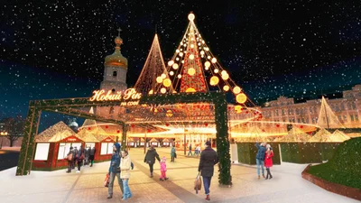 Елка под "куполом": в сети показали, как украсят Софийскую площадь