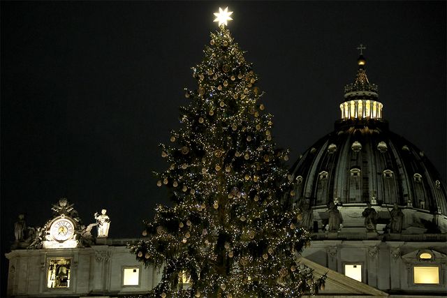 Святкове натхнення: як прикрасили різдвяну ялинку у Ватикані - фото 533410