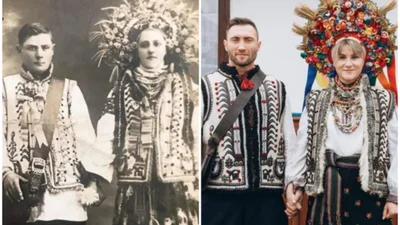 Пара из Прикарпатья повторила фотосессию прадедушки и прабабушки, сделанную 90 лет назад