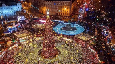 Зимние красавицы: вот какие новогодние елки в Киеве, Львове и других городах Украины