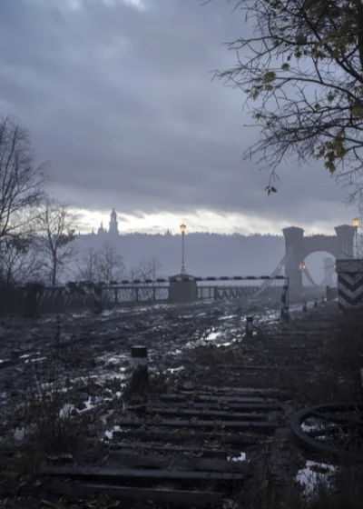 Дизайнер круто візуалізував ланцюговий міст у Києві, який зруйнували понад 100 років тому - фото 536684