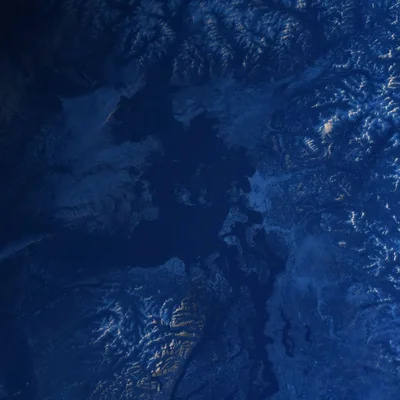 Астронавт показал, как выглядит заснеженный мир из космоса - фото 536819