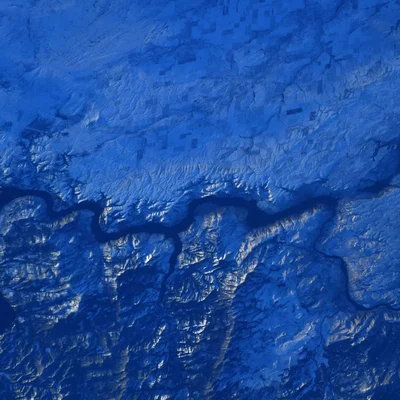 Астронавт показав, як виглядає засніжений світ із космосу - фото 536821